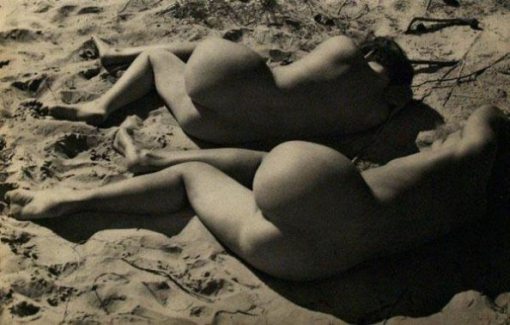 Raoul Hausmann, Two Nudes on a Beach Hedwig Mankiewitz and Vera Broido - 1930/1935